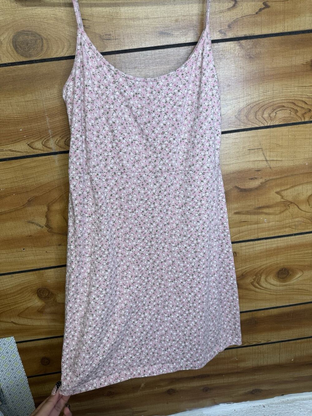 Brandy Melville Cotton Blend Floral Dress One Size Fits Most Sz S